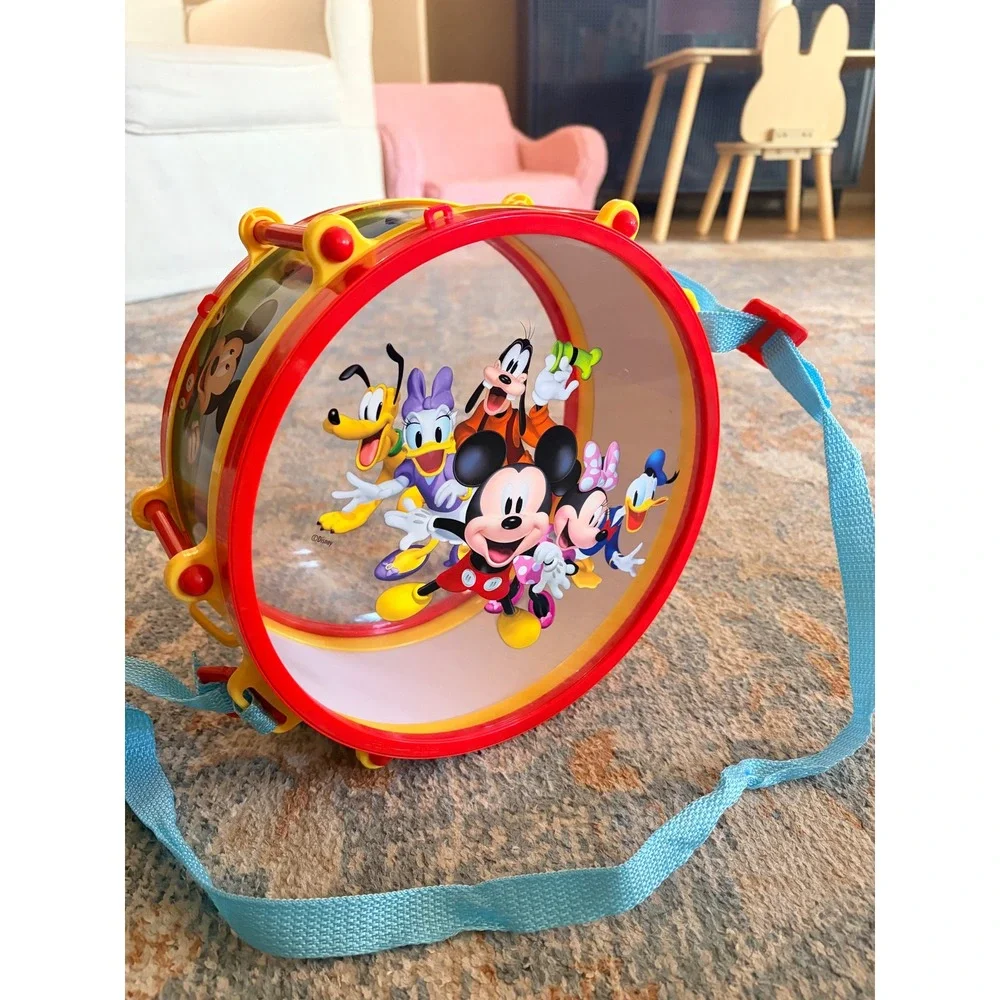 Disney Mickey‎ Mouse Clubhouse Themed Toy Drum with Neck Strap